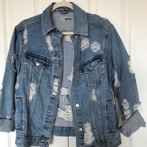Distressed Denim Jacket